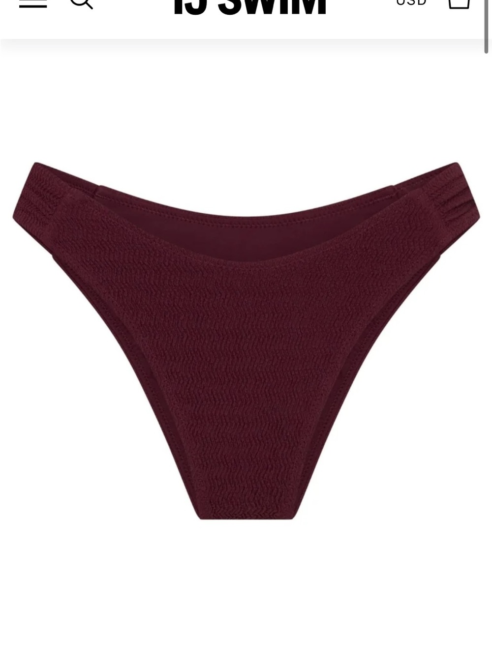 TJ swim mulberry Sabrina bottom